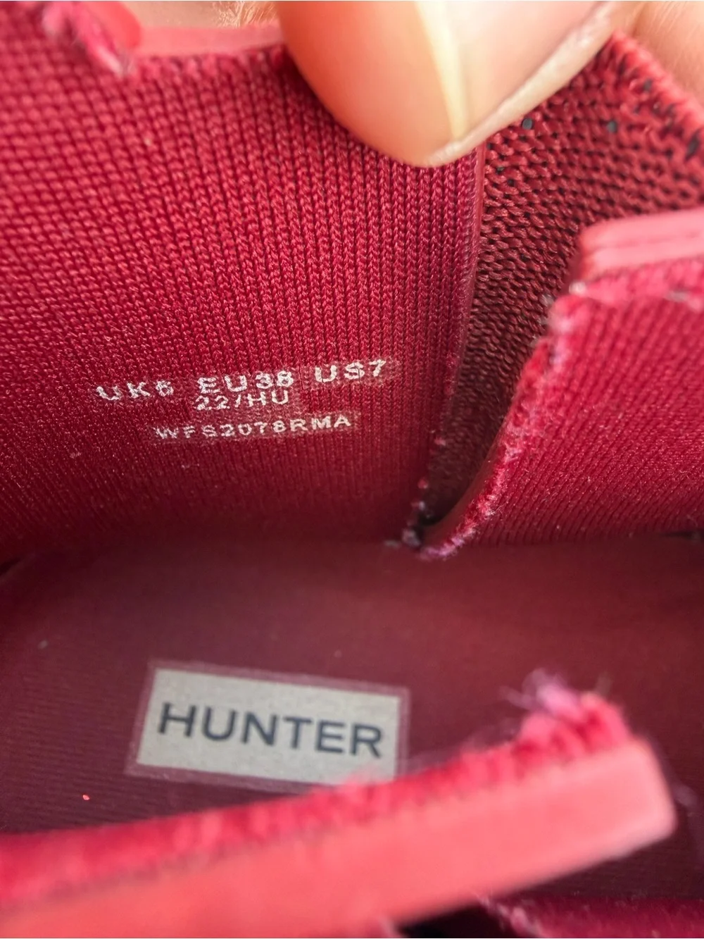 Hunter Red Ankle Rain Boots
